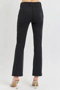 RISEN Full Size High Rise Wide Waistband Ankle Bootcut Jeans - Hovatok