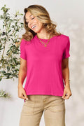 Basic Bae Full Size Round Neck Short Sleeve T-Shirt - Hovatok