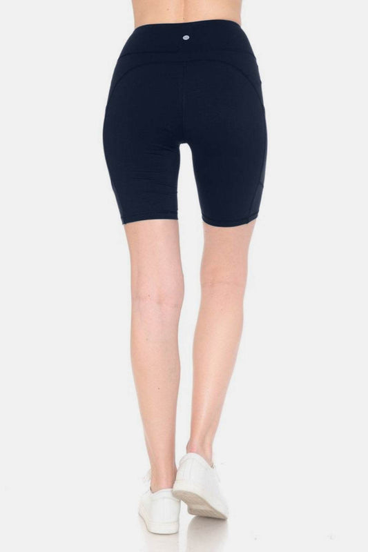 Leggings Depot Full Size High Waist Active Shorts - Hovatok