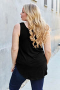 Basic Bae Bamboo Full Size Round Neck Tank - Hovatok