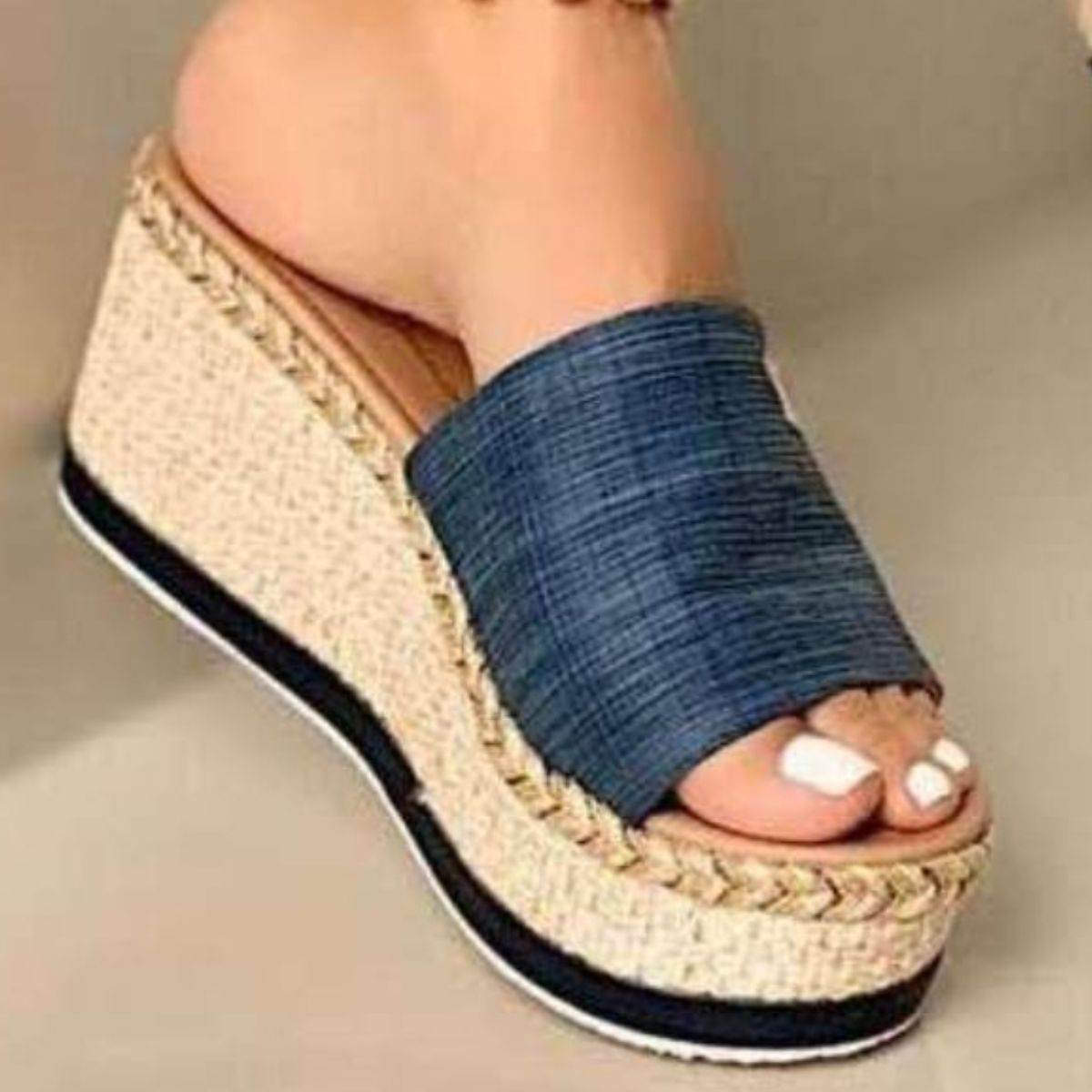 PU Leather Open Toe Sandals - Hovatok
