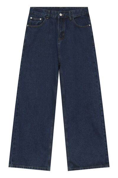 Mid Rise Jeans with Pockets - Hovatok