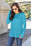 Basic Bae Full Size Round Neck Long Sleeve T-Shirt - Hovatok