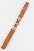 Geometric Double Buckle Elastic Belt - Hovatok