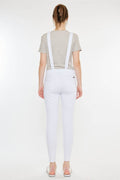 Kancan Distressed Skinny Denim Overalls - Hovatok