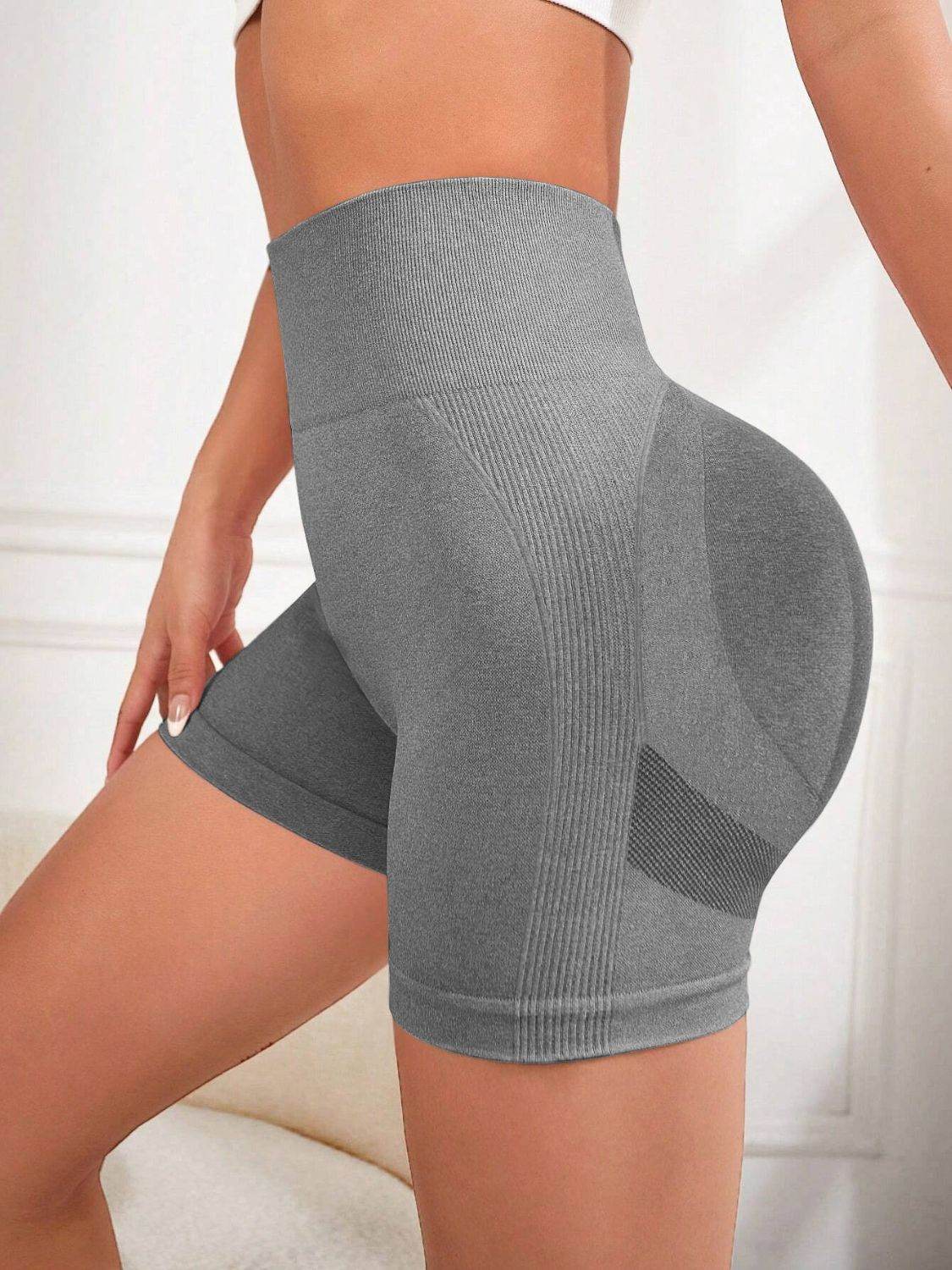High Waist Active Shorts - Hovatok