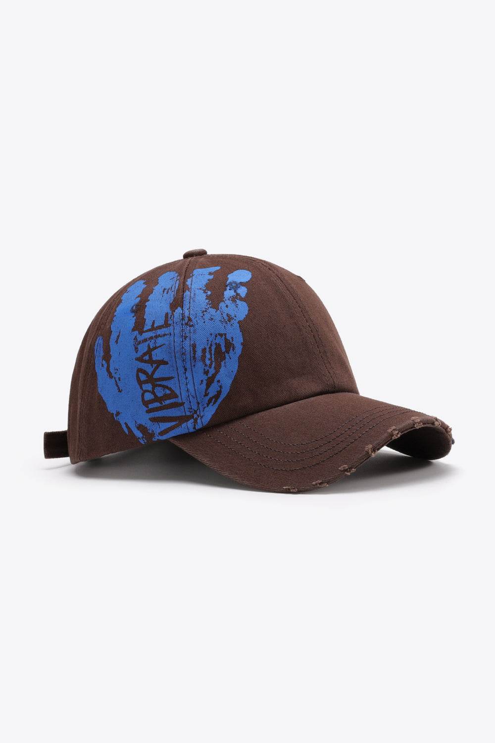 VIBRA Graphic Distressed Adjustable Baseball Cap - Hovatok