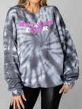 WEEKEND LOVER Graphic Tie-Dye Sweatshirt - Hovatok