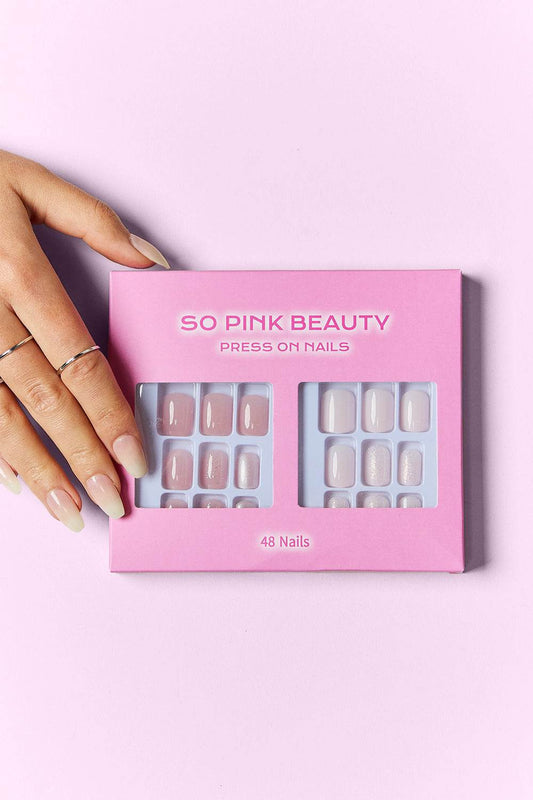SO PINK BEAUTY Press On Nails 2 Packs - Hovatok