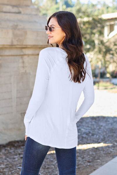 Basic Bae Full Size Round Neck Long Sleeve T-Shirt - Hovatok