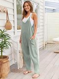V-Neck Spaghetti Strap Jumpsuit - Hovatok