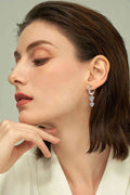 Adored Be The One Moissanite Drop Earrings - Hovatok