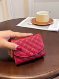 PU Leather Solid Color Wallet - Hovatok