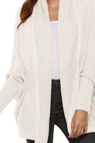 Angel Wings Open Front Batwing Sleeve Cardigan - Hovatok