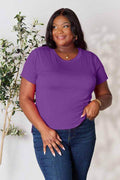 Basic Bae Full Size Round Neck Short Sleeve T-Shirt - Hovatok
