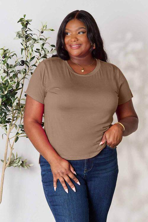 Basic Bae Full Size Round Neck Short Sleeve T-Shirt - Hovatok
