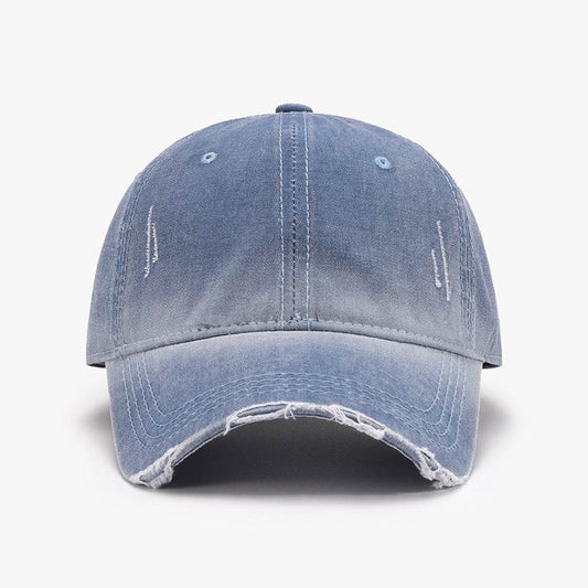 Distressed Washed Adjustable Baseball Cap - Hovatok