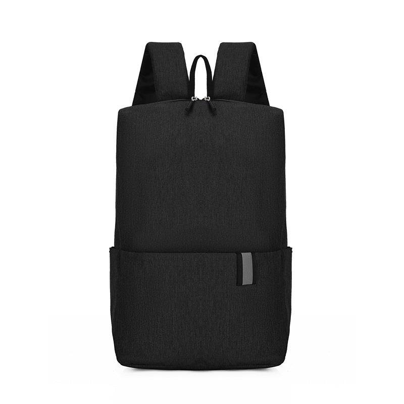 Solid Color Nylon Backpack Bag - Hovatok