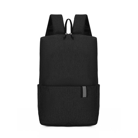 Solid Color Nylon Backpack Bag - Hovatok