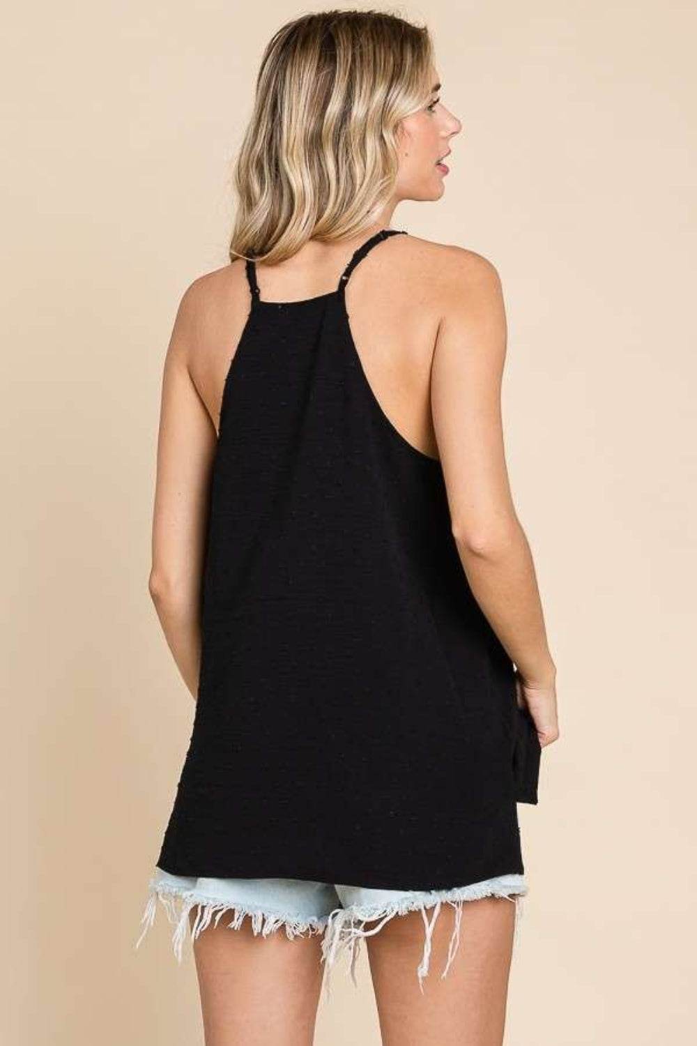 Culture Code Lace Detail Spaghetti Strap Cami - Hovatok