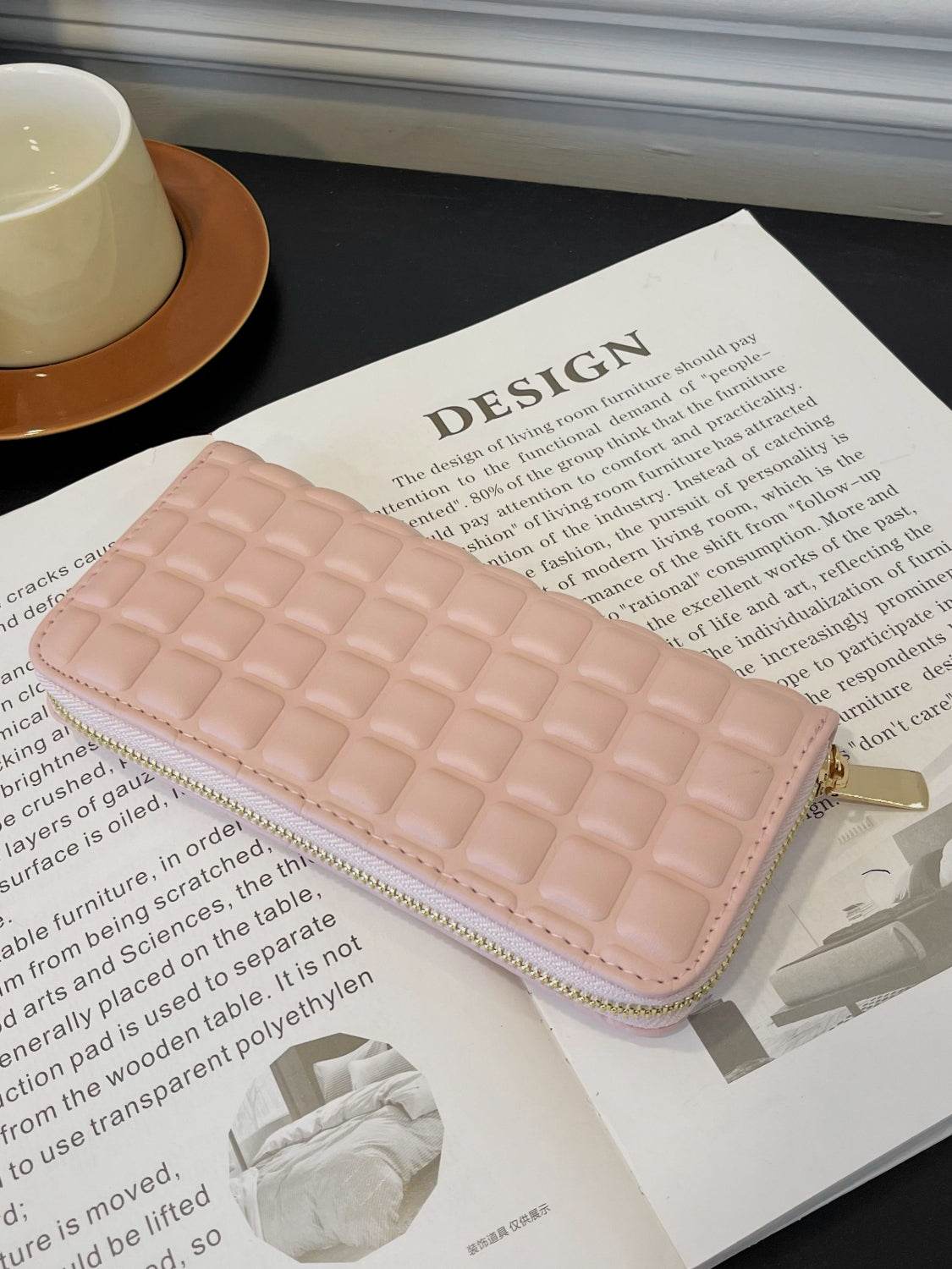 PU Leather Solid Color Wallet - Hovatok