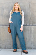 Double Take Full Size Sleeveless Straight Jumpsuit - Hovatok
