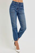 RISEN Full Size High Rise Ankle Jogger Jeans - Hovatok