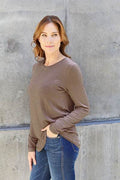 Basic Bae Full Size Round Neck Long Sleeve Top - Hovatok