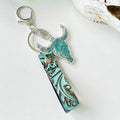 Rhinestone Bull Keychain - Hovatok