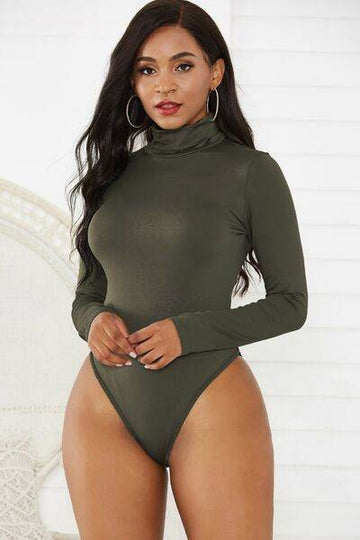 Turtleneck Long Sleeve Bodysuit - Hovatok