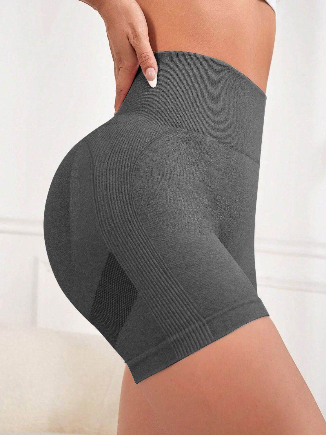 High Waist Active Shorts - Hovatok