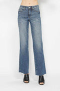 Judy Blue Full Size Tummy Control Straight Jeans - Hovatok