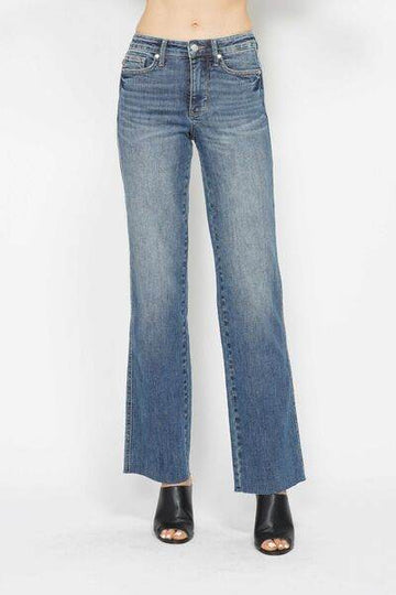 Judy Blue Full Size Tummy Control Straight Jeans - Hovatok