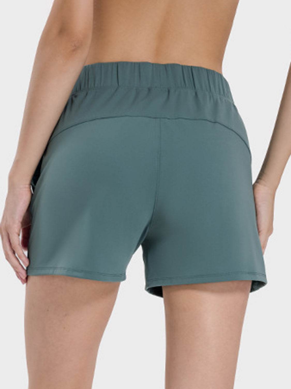 Millennia Elastic Waist Active Shorts - Hovatok