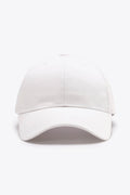 Plain Adjustable Cotton Baseball Cap - Hovatok