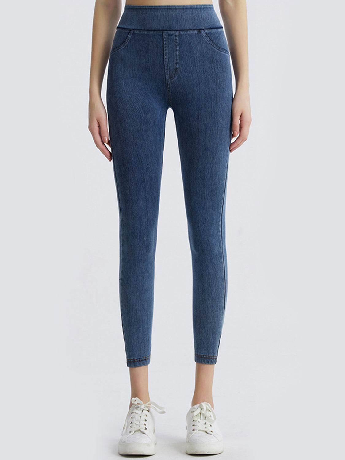 Wide Waistband Sports Leggings - Hovatok