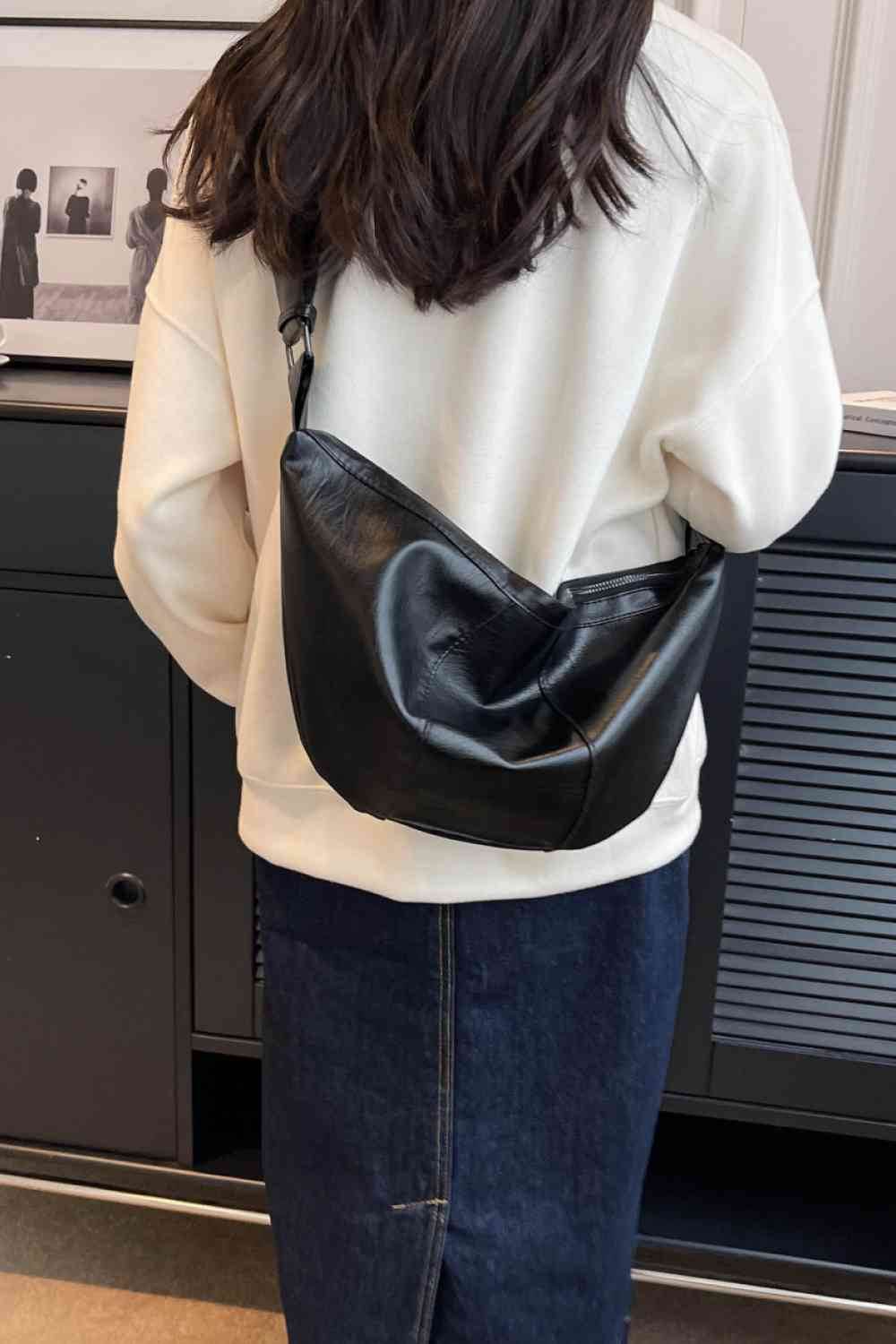 PU Leather Sling Bag - Hovatok