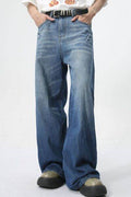Wide Leg Men's Jeans with Pockets - Hovatok