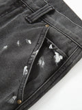 Men's Contrast Washed Bootcut Jeans - Hovatok