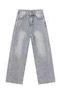 Wide Leg Jeans with Pockets - Hovatok