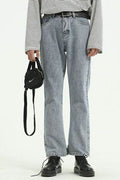 Side Slit Jeans with Pockets - Hovatok