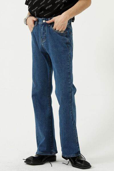 Mid Rise Jeans with Pockets - Hovatok