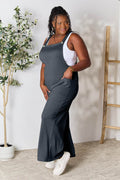 Double Take Full Size Wide Strap Overall with Pockets - Hovatok