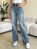 Judy Blue Full Size High Waist Straight Jeans - Hovatok