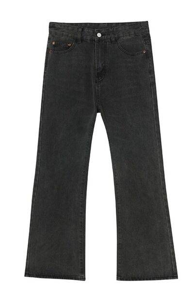 Mid Rise Jeans with Pockets - Hovatok