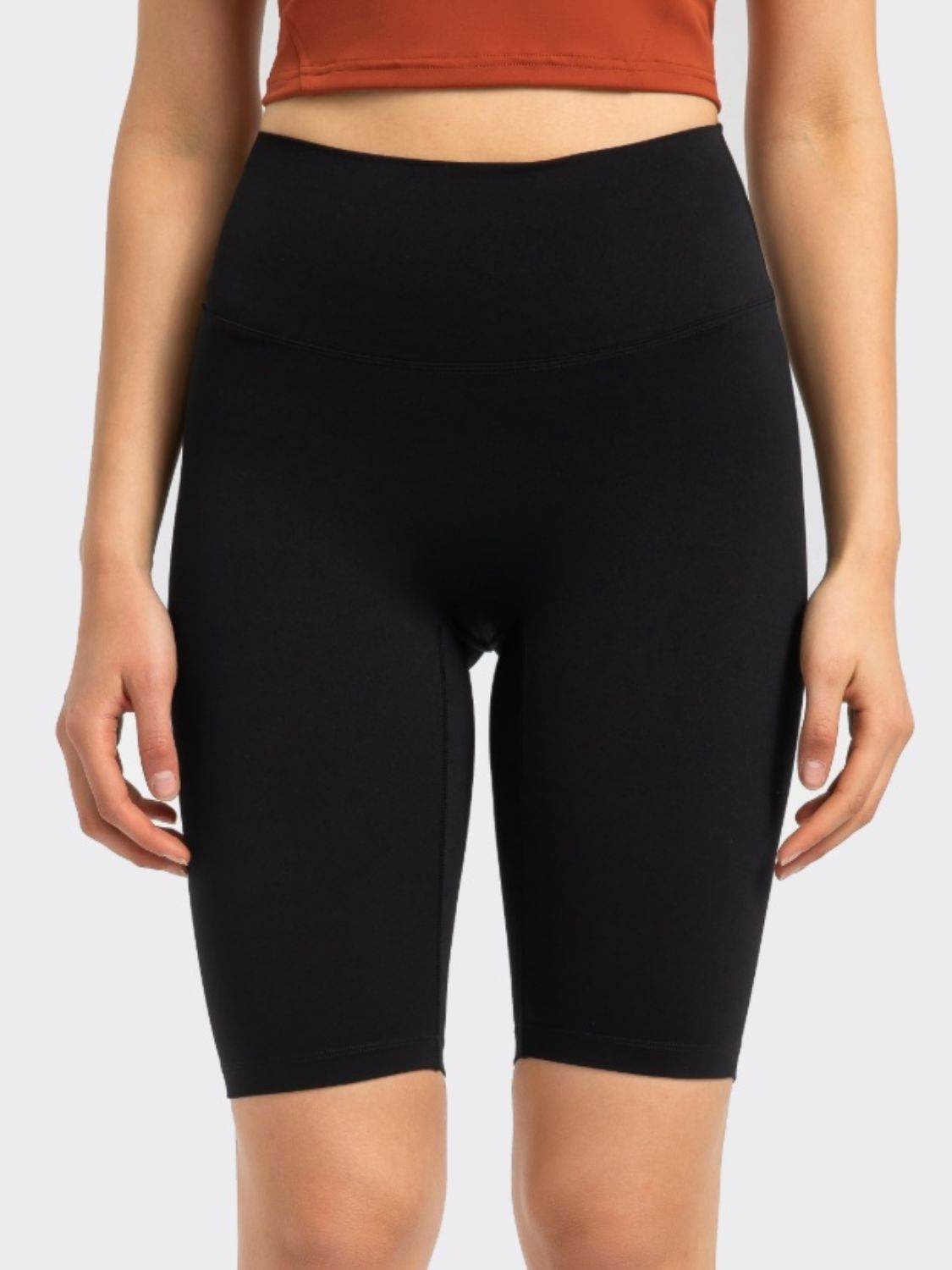 Millennia High Rise Wide Waistband Active Shorts - Hovatok