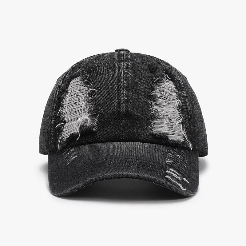 Distressed Cotton Baseball Cap - Hovatok