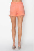 RISEN Full Size High Waist Ripped Denim Shorts - Hovatok