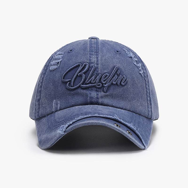 Embroidered Letter Cotton Baseball Cap - Hovatok