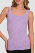 Zenana Ribbed Scoop Neck Tank - Hovatok
